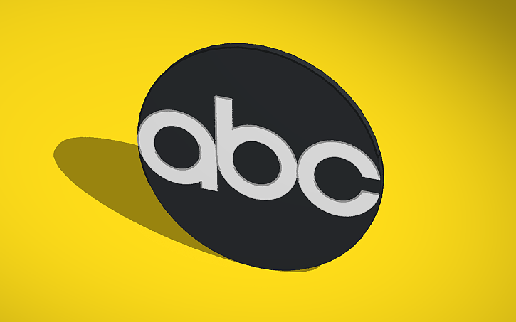 3D design ABC Logo - Tinkercad