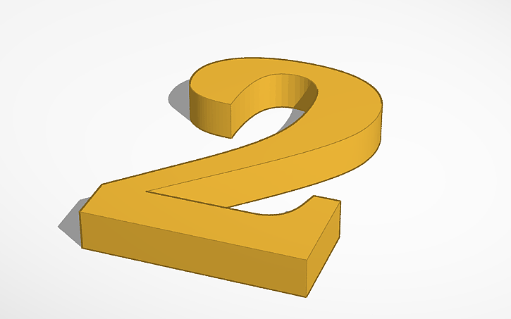 3D design 2 Year anniversary - Tinkercad