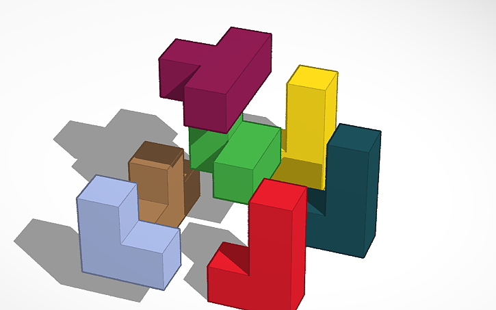 3D design Puzzle Cube - Tinkercad