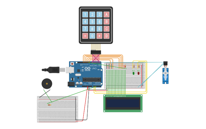 Circuit design IOT PROJECT - Tinkercad