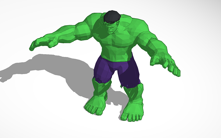 3D design Hulk - Tinkercad