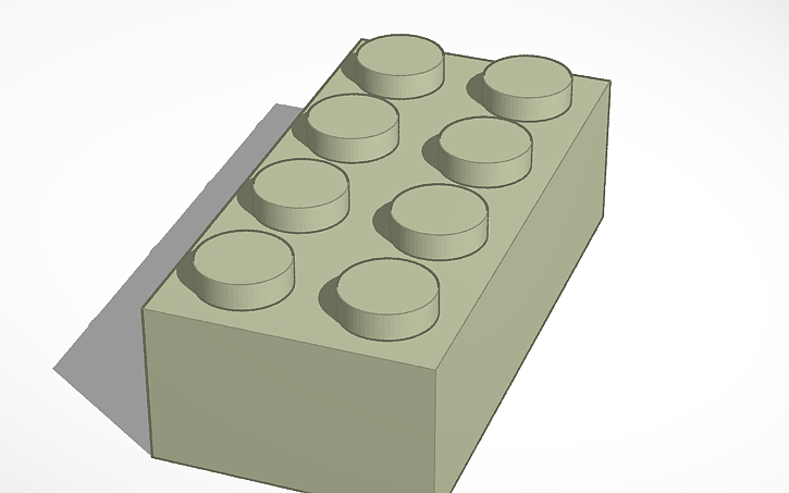 krølle niveau Automatisk 2x4-lego-brick | Tinkercad