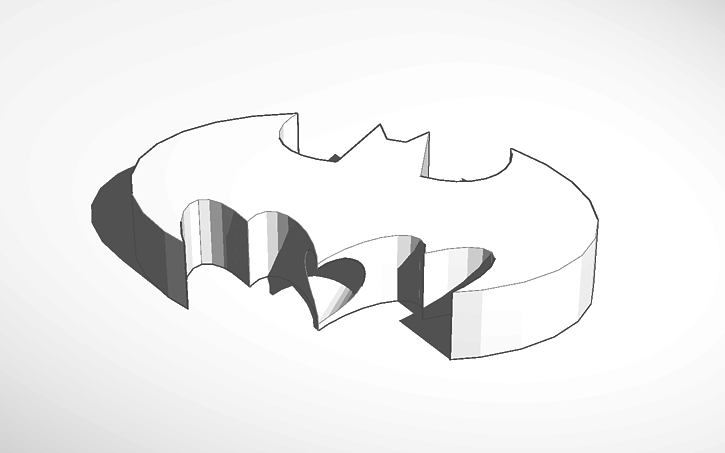 3D design Batman Tree Topper - Tinkercad