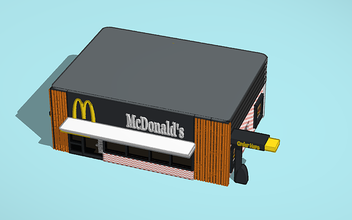 3D design McDonald's - Tinkercad