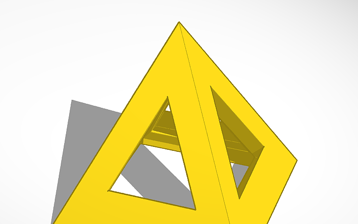 3D design Lackierpyramide | Tinkercad