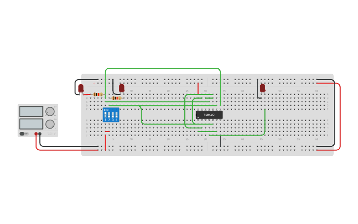 Circuit design Lab 10 circuit 2 - Tinkercad