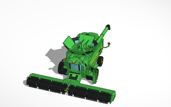 3D design JOHN DEERE s690 combine - Tinkercad