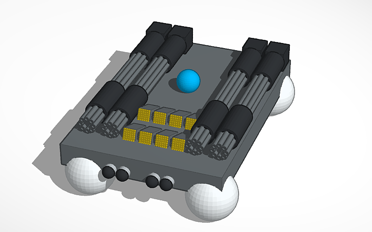3D design Battle Bot 4 (Custom) | Tinkercad