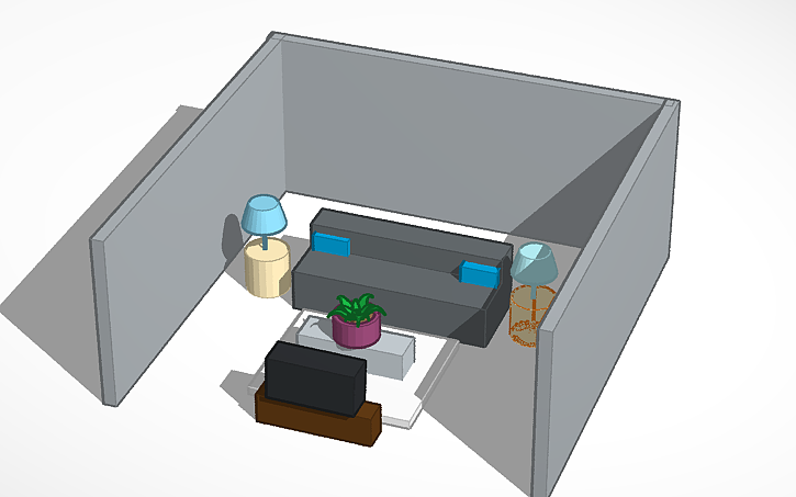 3D design Living Room | Tinkercad