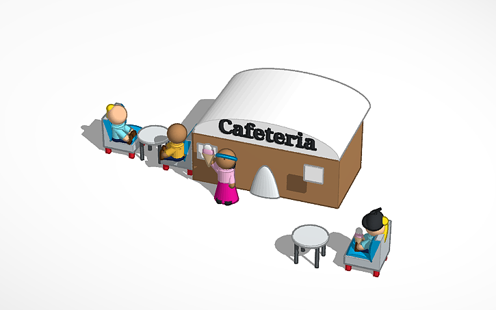 3D design Cafeteria - Tinkercad