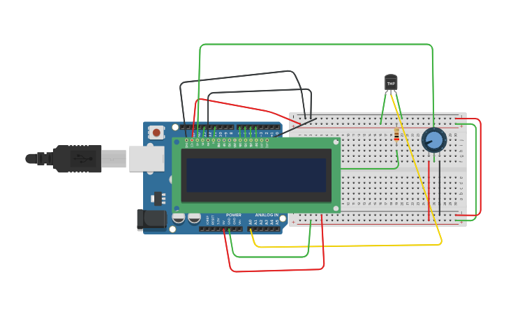 Circuit Design Temp Sensor Tinkercad 5699