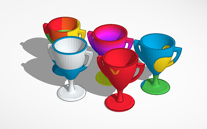 3D design Trophy Patterns - Tinkercad