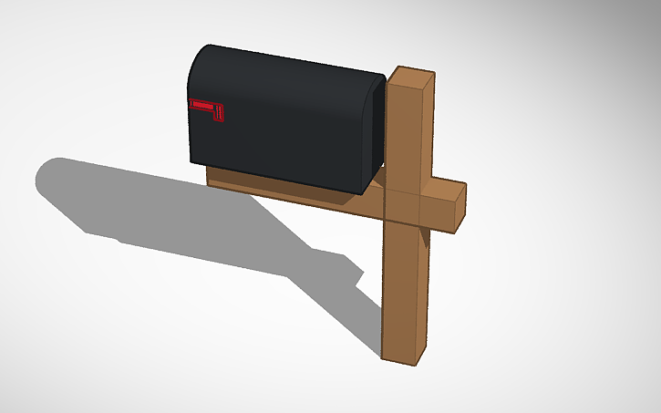 3D design mail box - Tinkercad