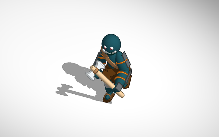 3D design dark goblin - Tinkercad