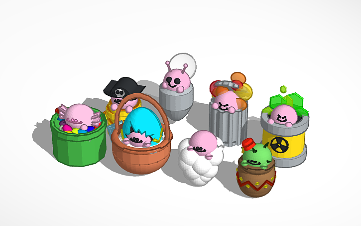 3D design Dumpster Children (Tower Heroes) - Tinkercad