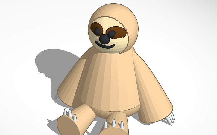 Arduino Sloth 3D design My Sloth | Tinkercad