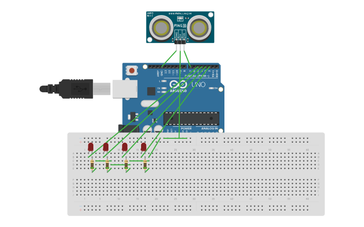 Circuit design arduino robotics exp9 - Tinkercad
