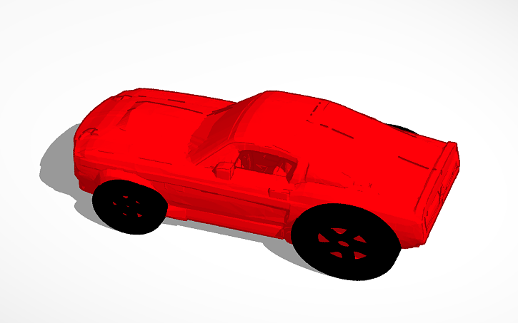 3D design Ford Mustang - Tinkercad