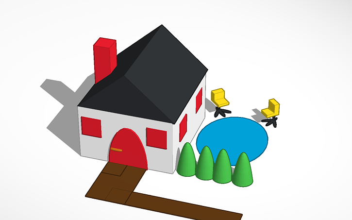 Easy House Tinkercad