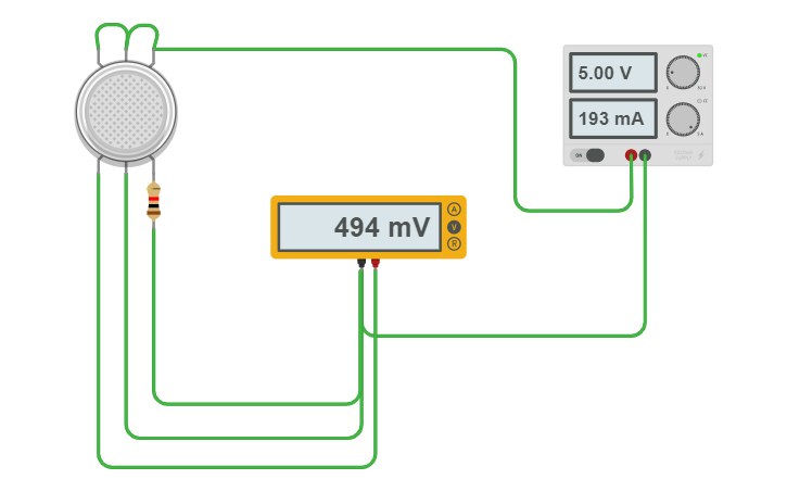 Circuit design gas sensor | Tinkercad