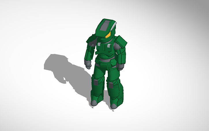 3D design Master Chief # 2 | Tinkercad
