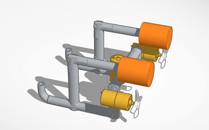 3D design Wave Warriors Sea Perch ROV - Tinkercad