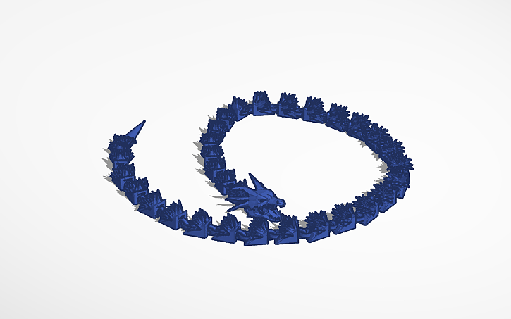 3D design Dragon - Tinkercad