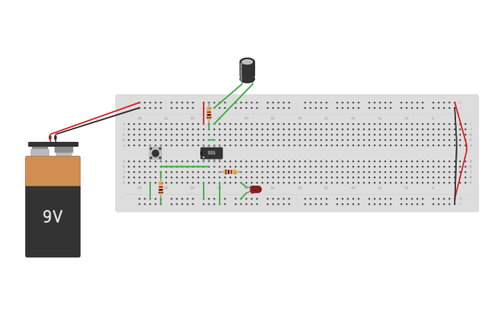 Circuit design Temporizador - Tinkercad