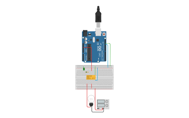 Relay Module In Tinkercad Circuit design Simple Double Relay - Tinkercad