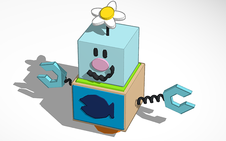 Blockafeller 3D design Blockafeller (Yoshi's Crafted World) - Tinkercad