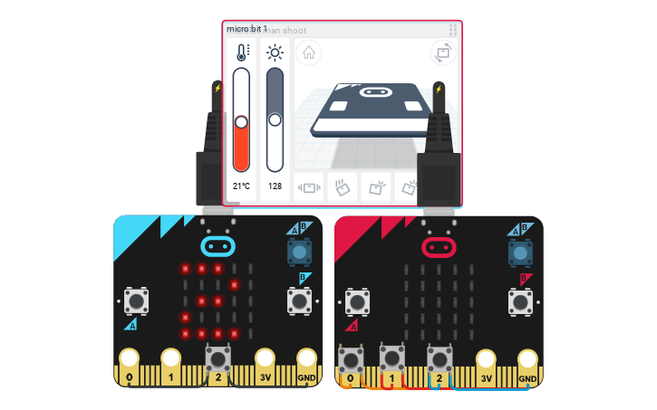 T Design Micro Bit Code Examples Circuit design micro bit - Tinkercad