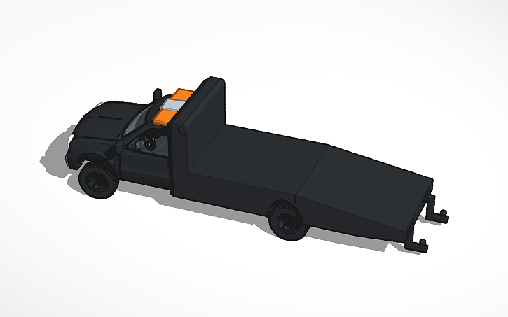 3D design Tow truck - Tinkercad