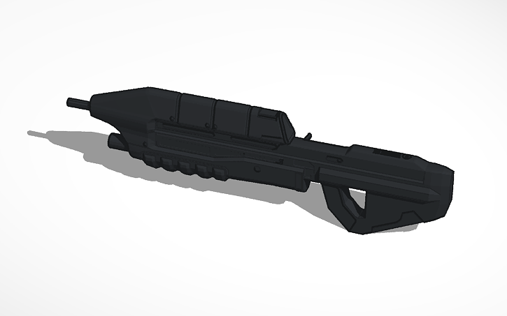 3D design Halo Assault Rifle - Tinkercad