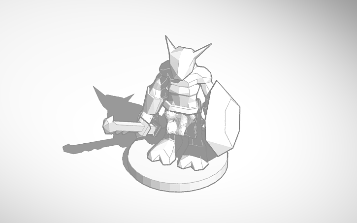 3D design Goblin 28mm - Tinkercad