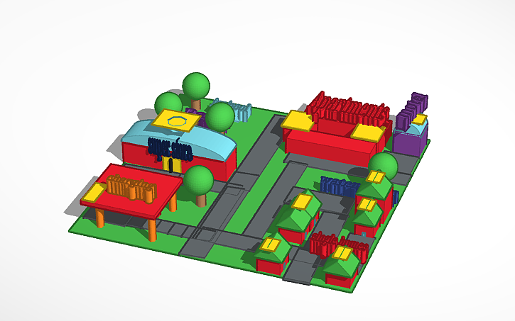 3D design veezy living modal - Tinkercad