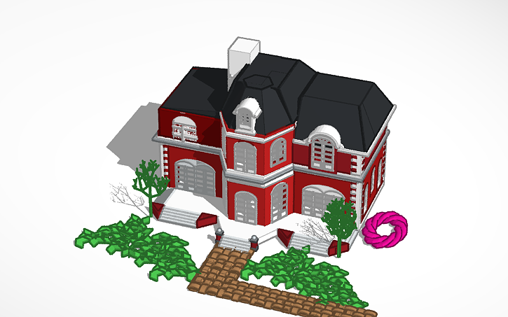 3D design Mansion - Tinkercad