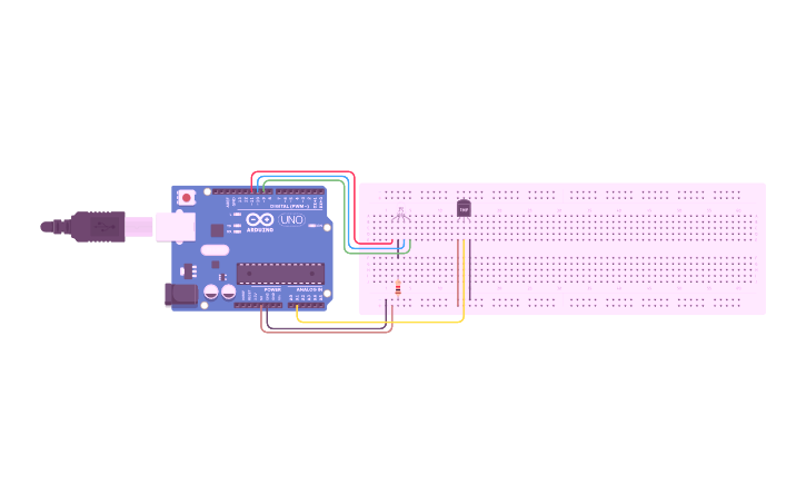 Circuit design IoT Chapter 3 - Arduino Uno R3 example | Tinkercad