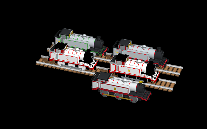 3D design UPDATE Timothy The Ghostly Tank Engine (LBSC Class E2 Mk1 ...