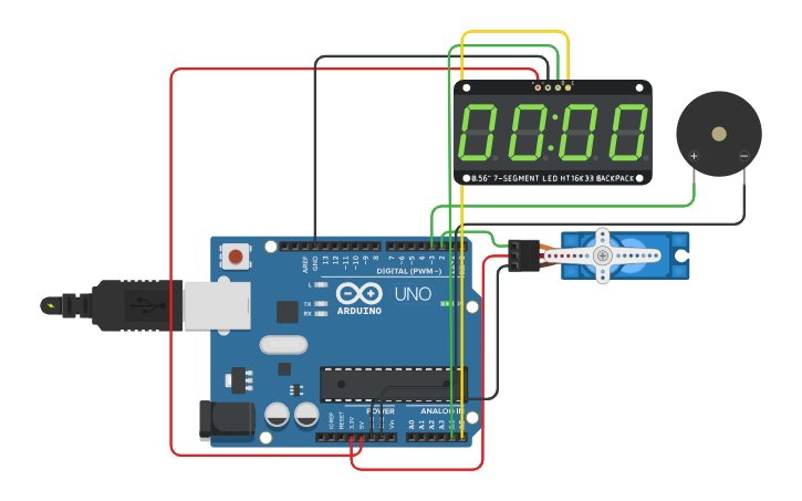 Circuit design Kataiy Lab Midtrem - Tinkercad