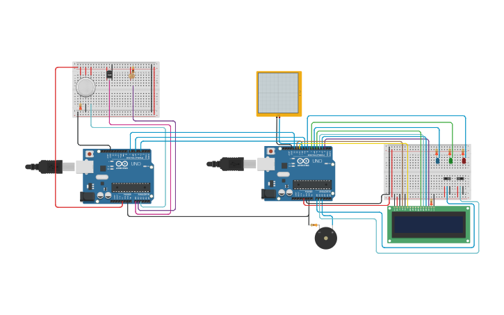 Circuit design Weather Station - Tinkercad