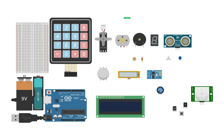 Tinkercad Components List Circuit design Listing of components - Tinkercad