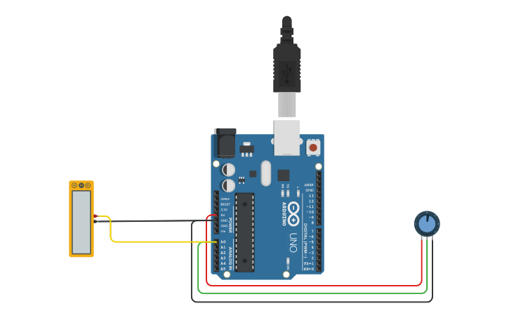 Circuit design Oppgave 2 c - Tinkercad
