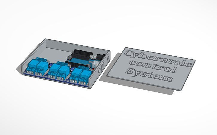 3D design Cyberamic control system - Tinkercad