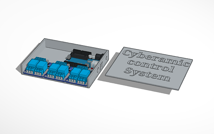 Diy Cyberamic 3D design Cyberamic control system - Tinkercad