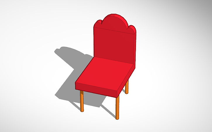 3D design chair - Tinkercad