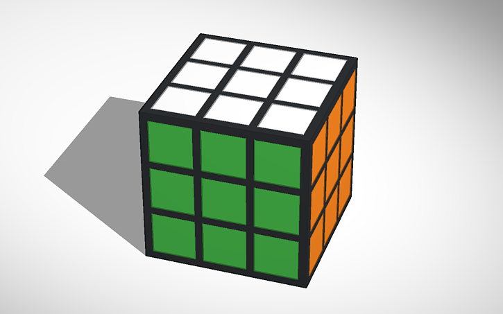 Rubycube 3D design Rubik's Cube - Tinkercad