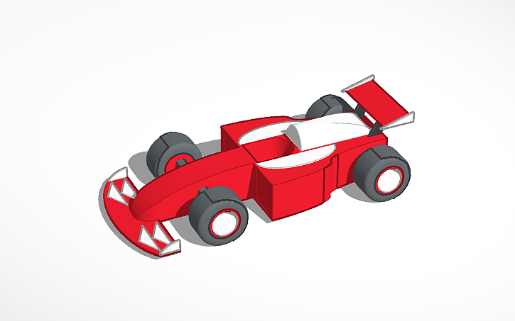 3D design FORMULA ONE CAR - Tinkercad