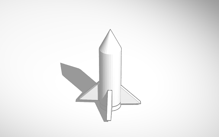 3D design Rocketship | Tinkercad