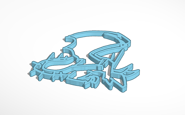 3D design Scribble female Banescale: Flight Rising - Tinkercad