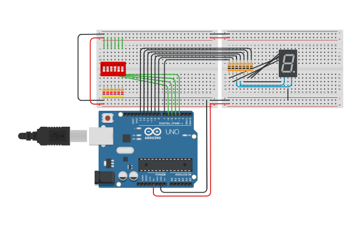 Circuit design Copy of Boolean to Decimal - BCD to 7S Decoder ...